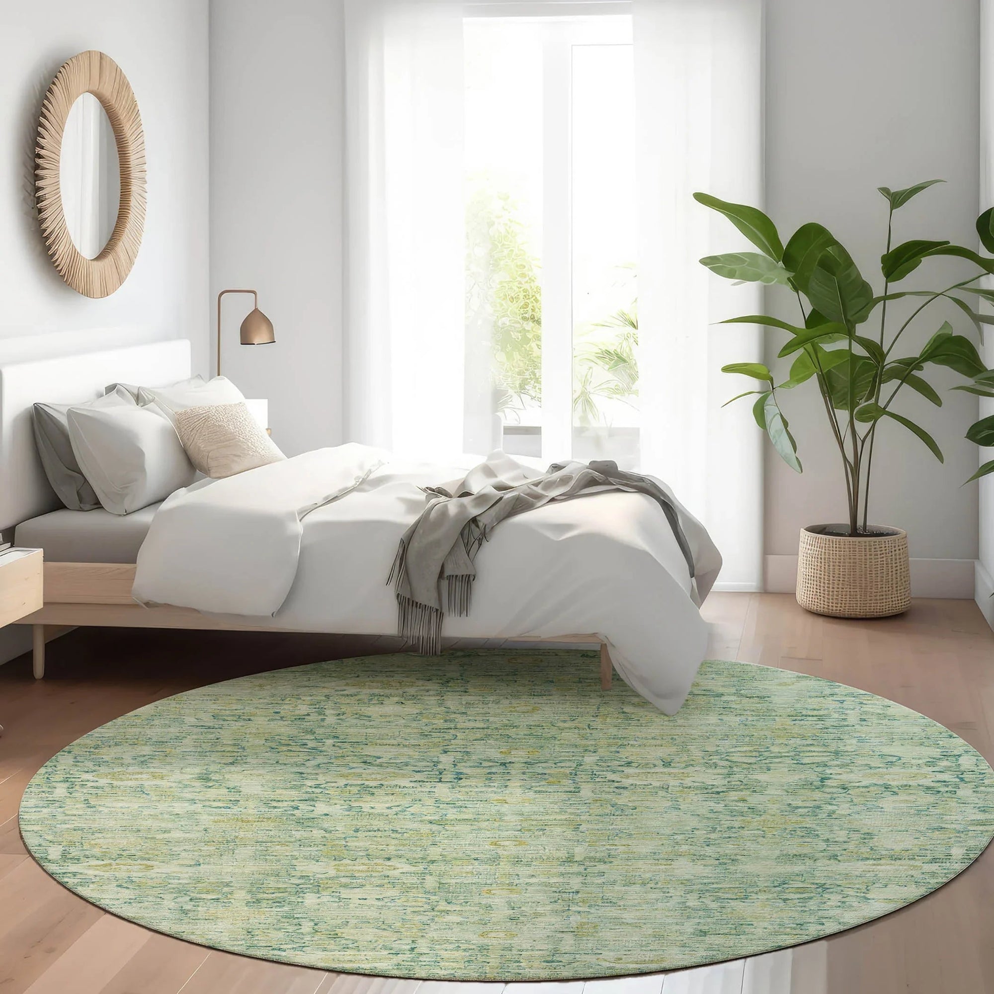 Addison Rugs Laeora Green Washable Indoor-Outdoor Rug