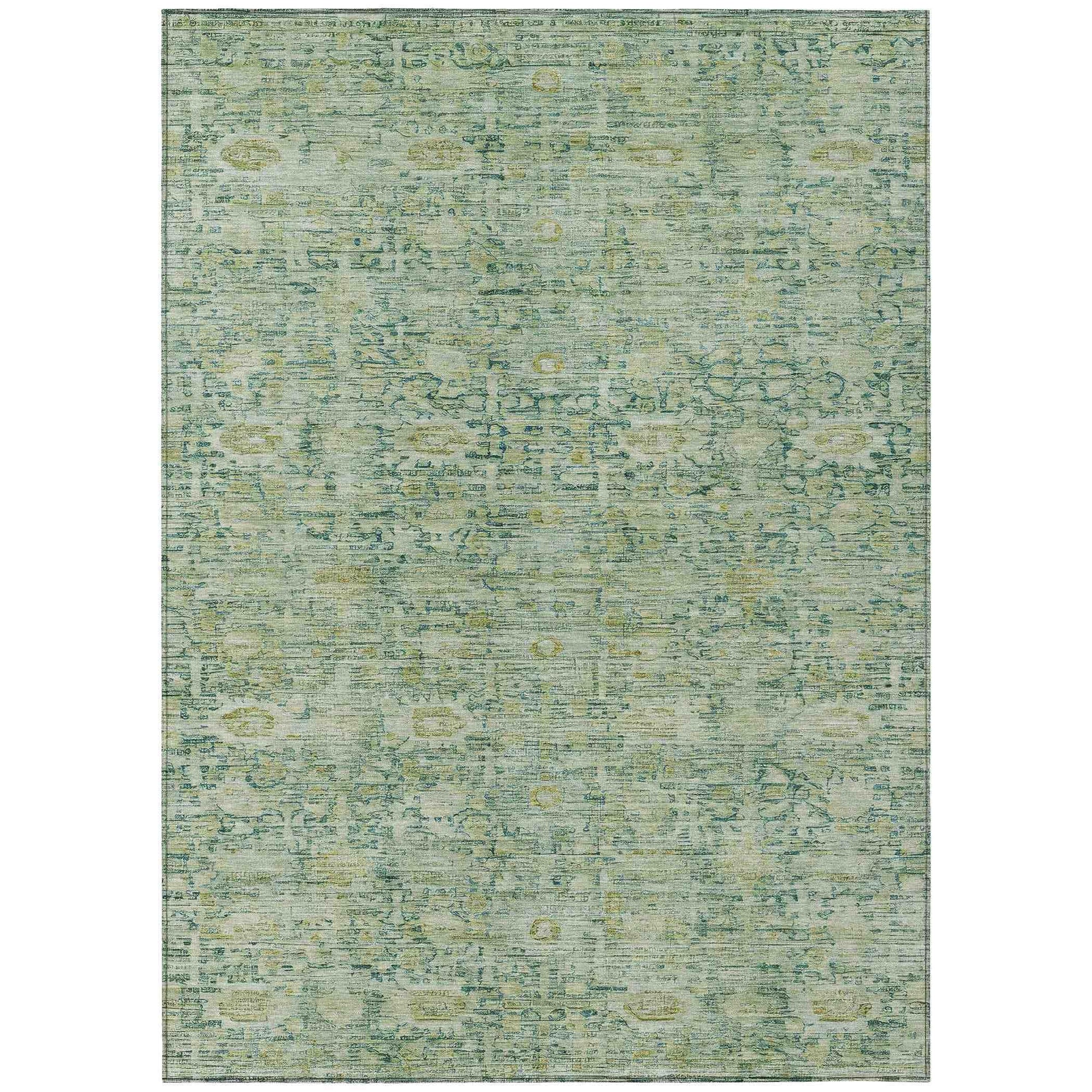 Addison Rugs Laeora Green Washable Indoor-Outdoor Rug