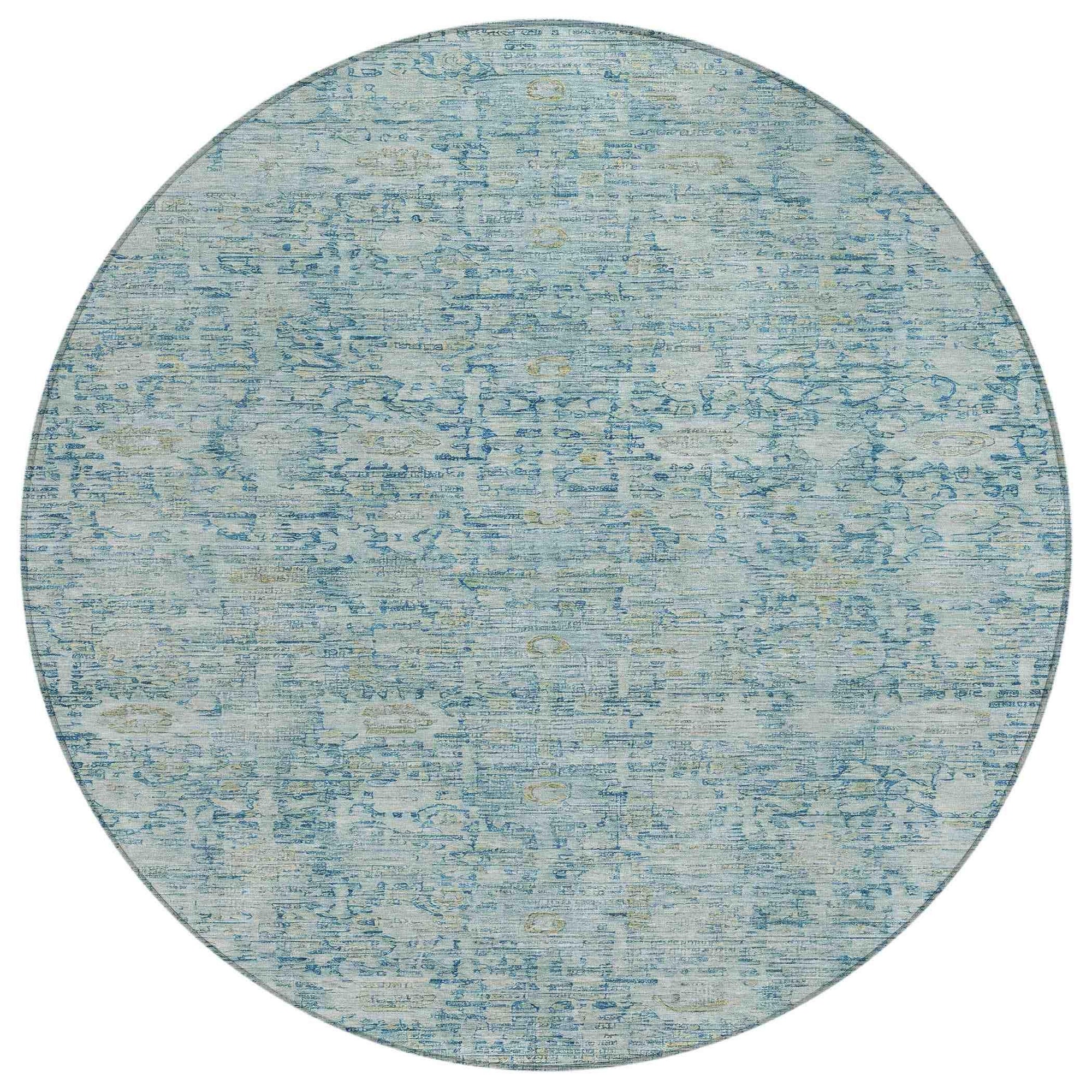Addison Rugs Laeora Blue Washable Indoor-Outdoor Rug