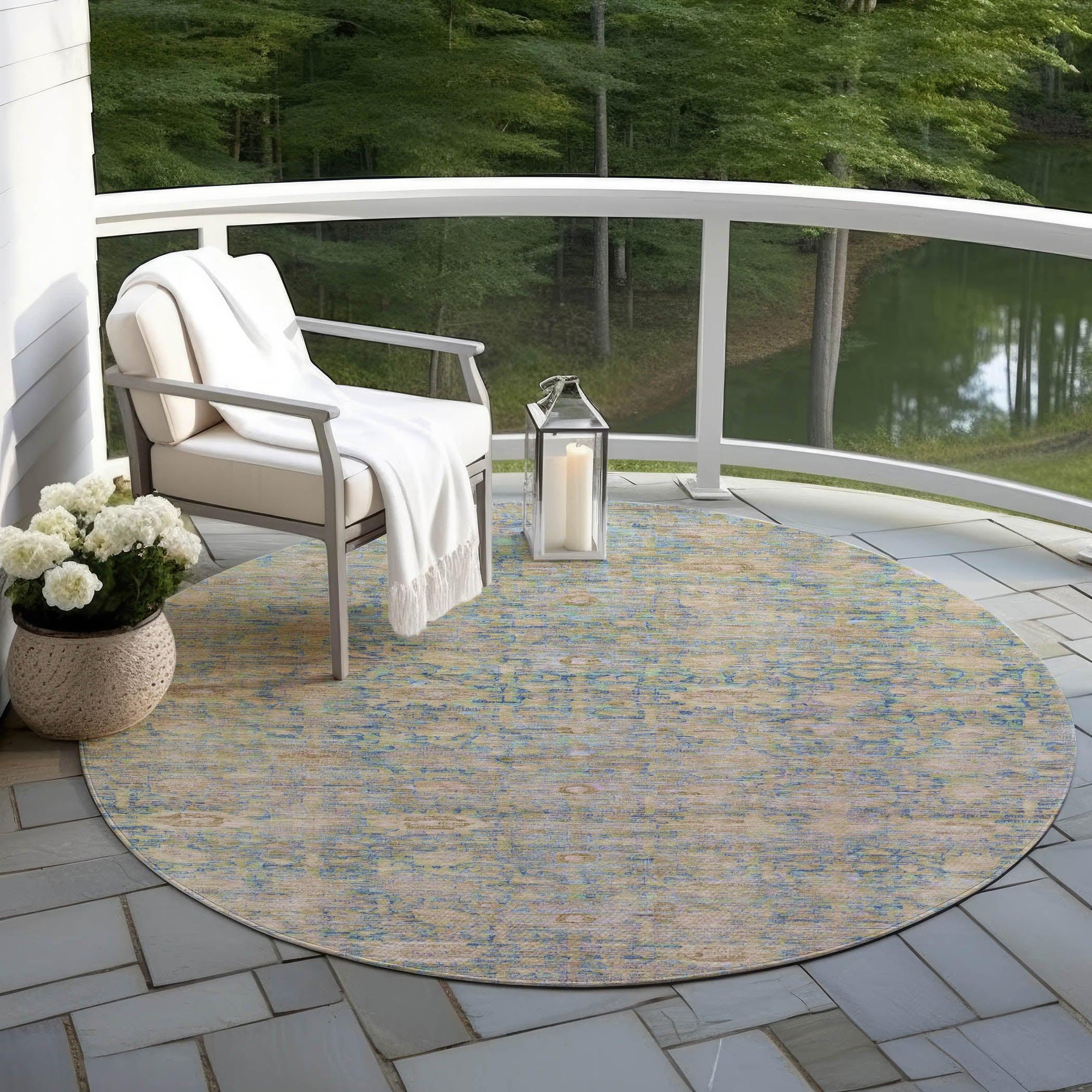 Addison Rugs Laeora Coral Washable Indoor-Outdoor Rug