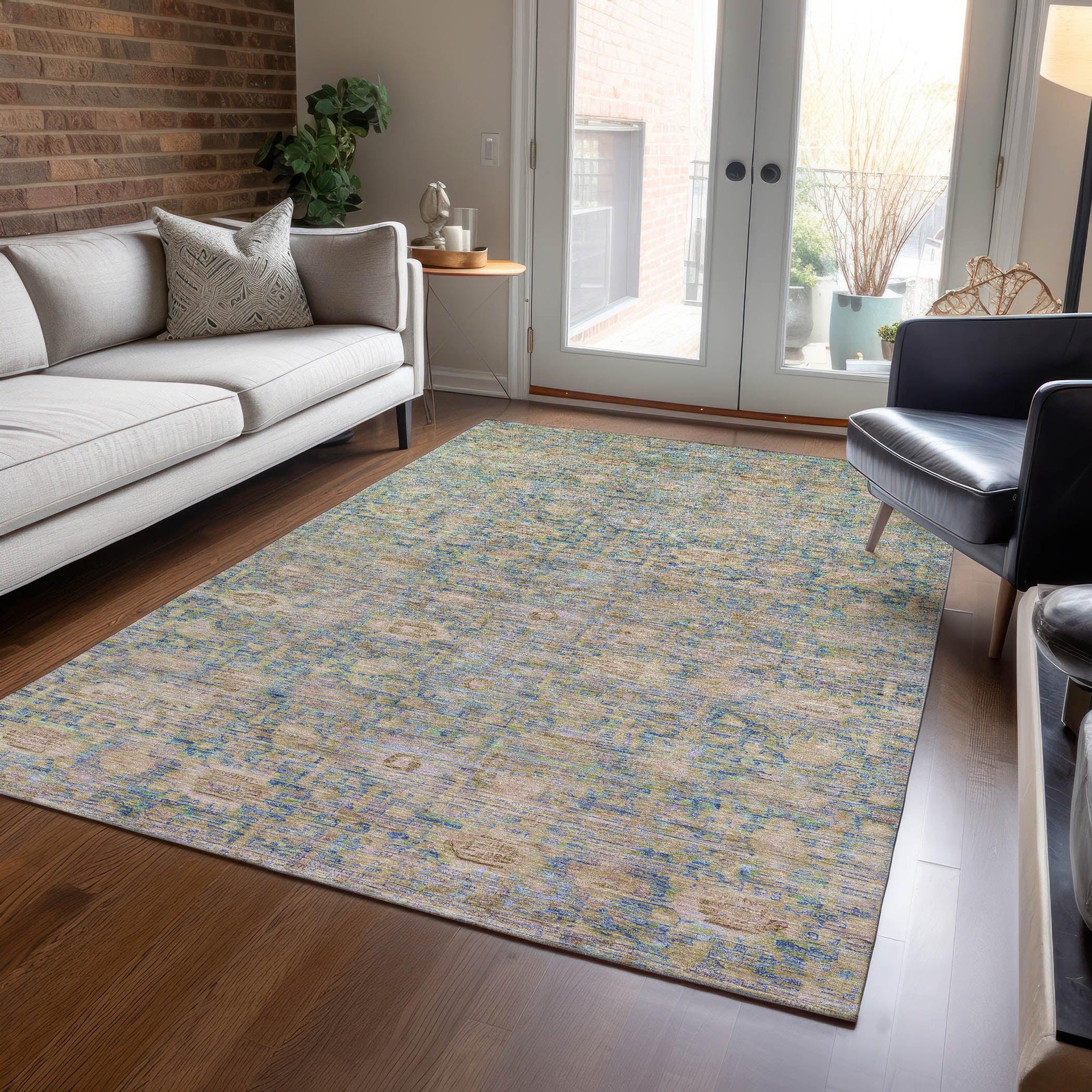 Addison Rugs Laeora Coral Washable Indoor-Outdoor Rug