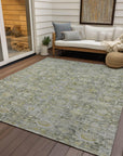 Addison Rugs Laeora Gray Washable Indoor-Outdoor Rug