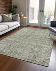 Addison Rugs Laeora Gray Washable Indoor-Outdoor Rug