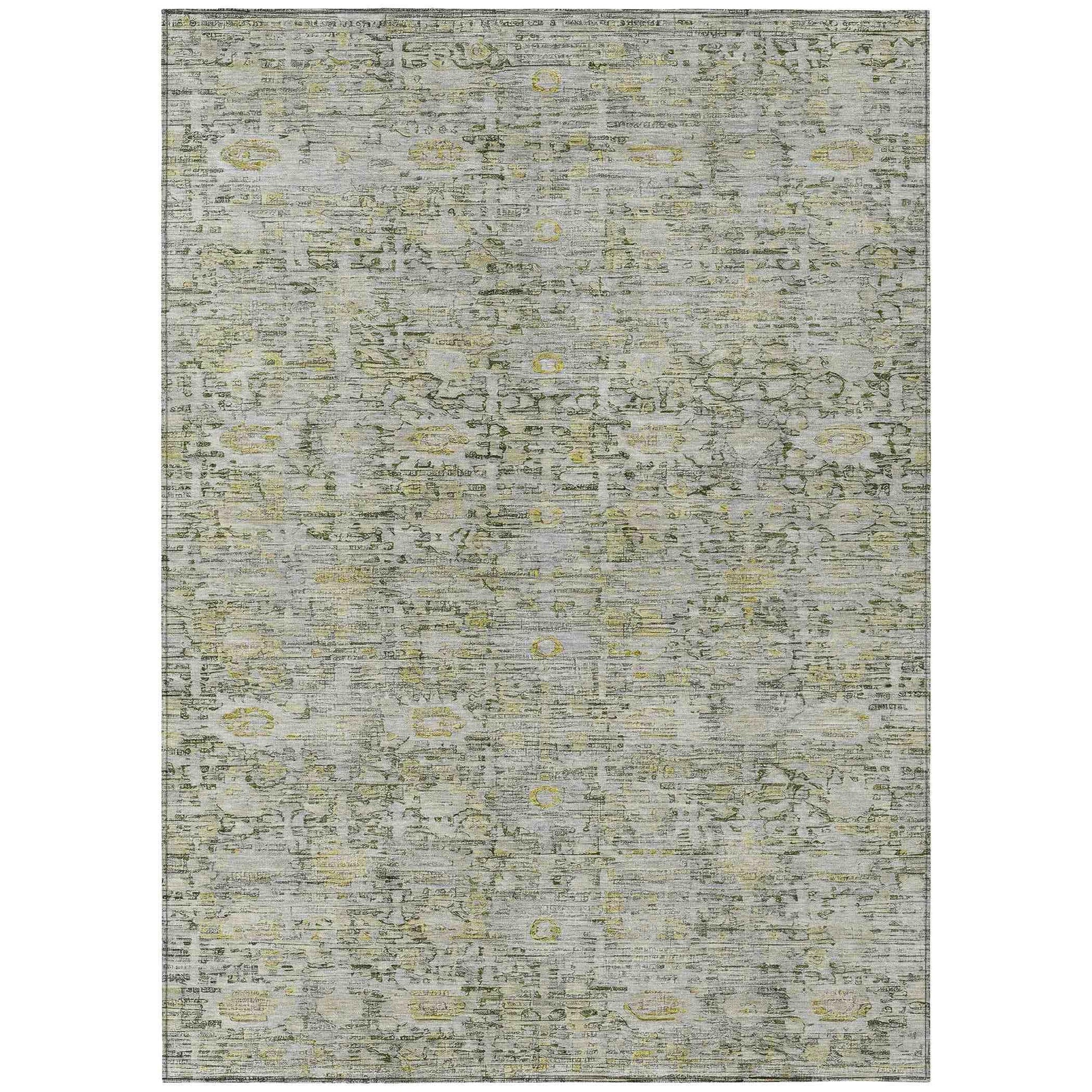 Addison Rugs Laeora Gray Washable Indoor-Outdoor Rug