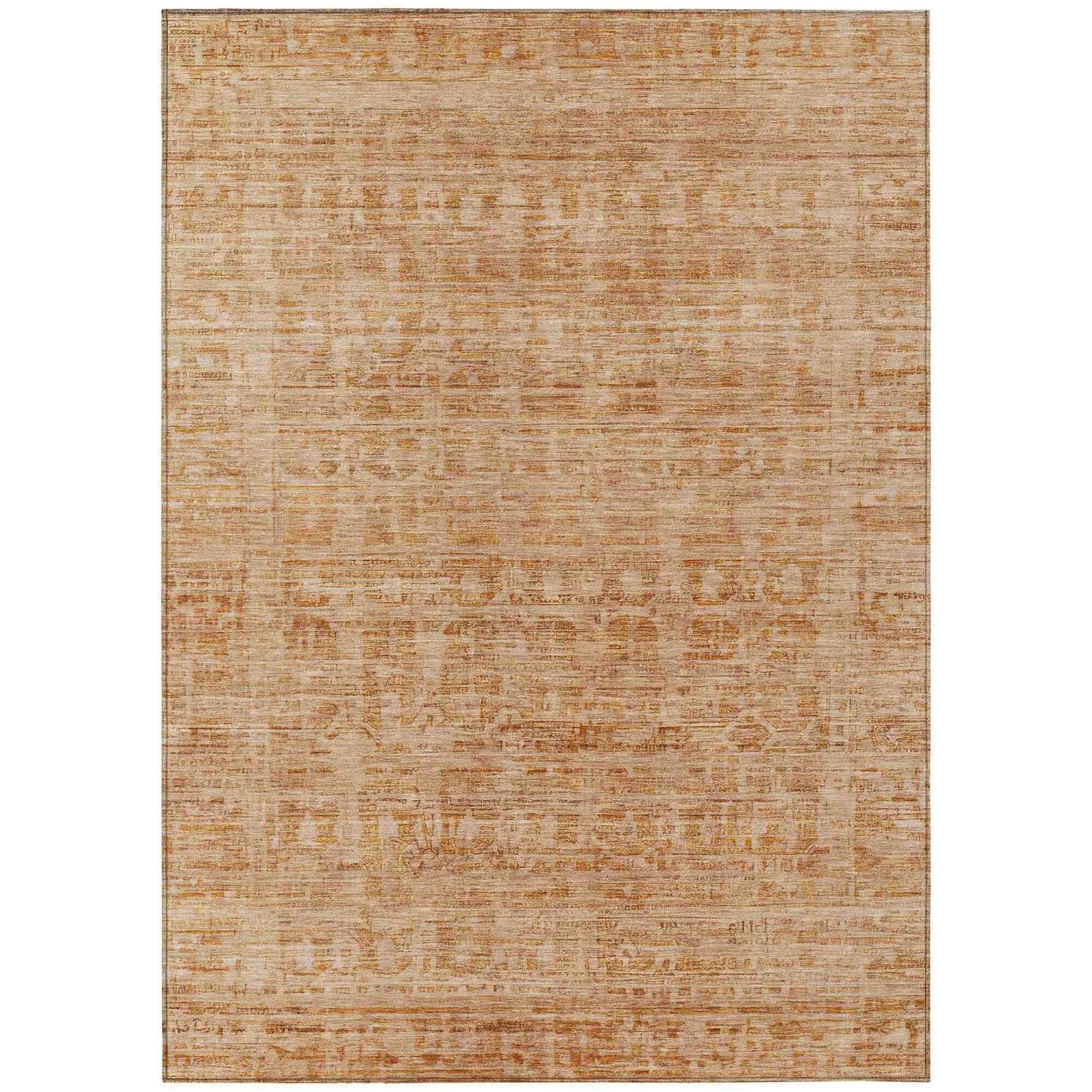 Addison Rugs Laeora Orange Washable Indoor-Outdoor Rug