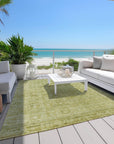 Addison Rugs Laeoril Green Washable Indoor-Outdoor Rug