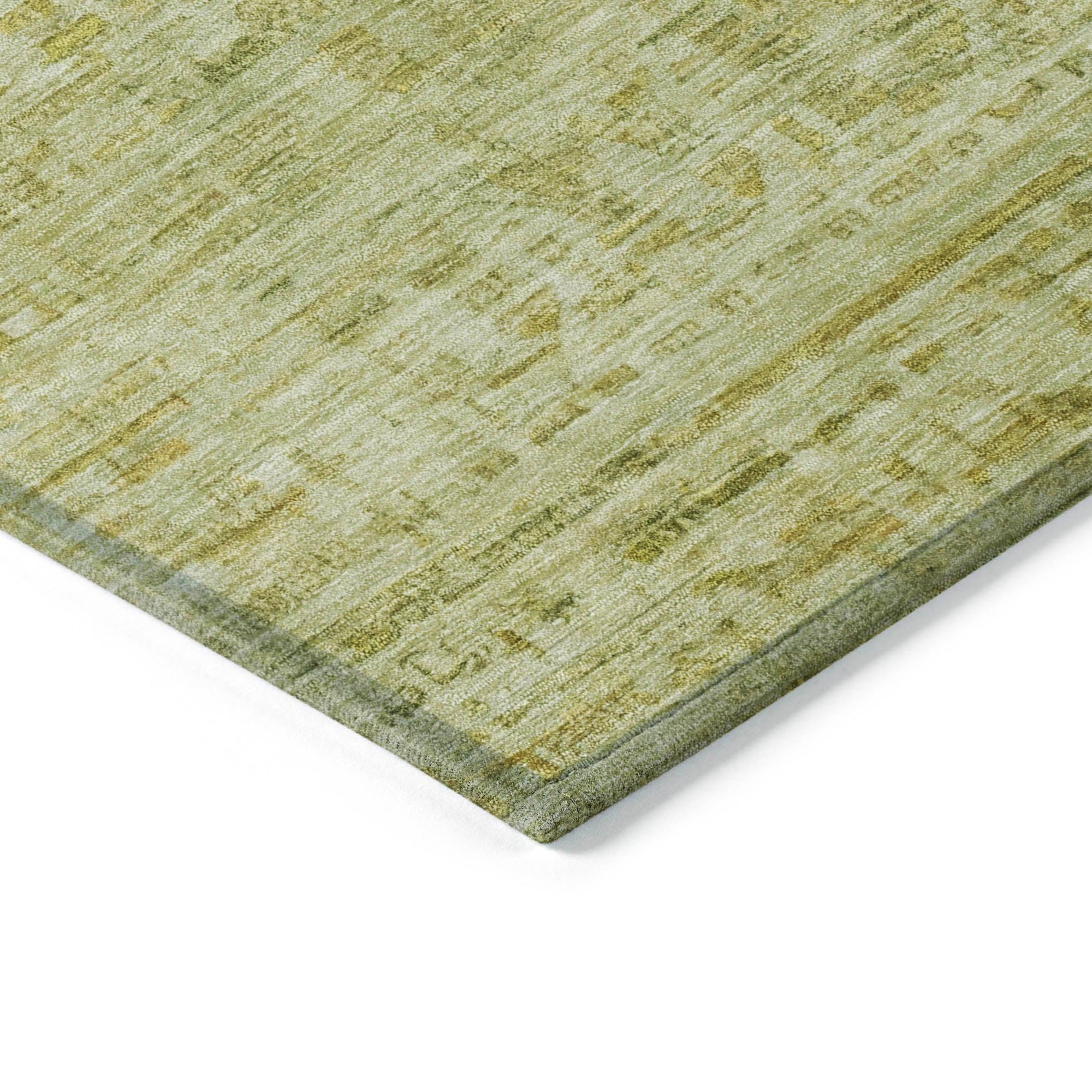 Addison Rugs Laeoril Green Washable Indoor-Outdoor Rug