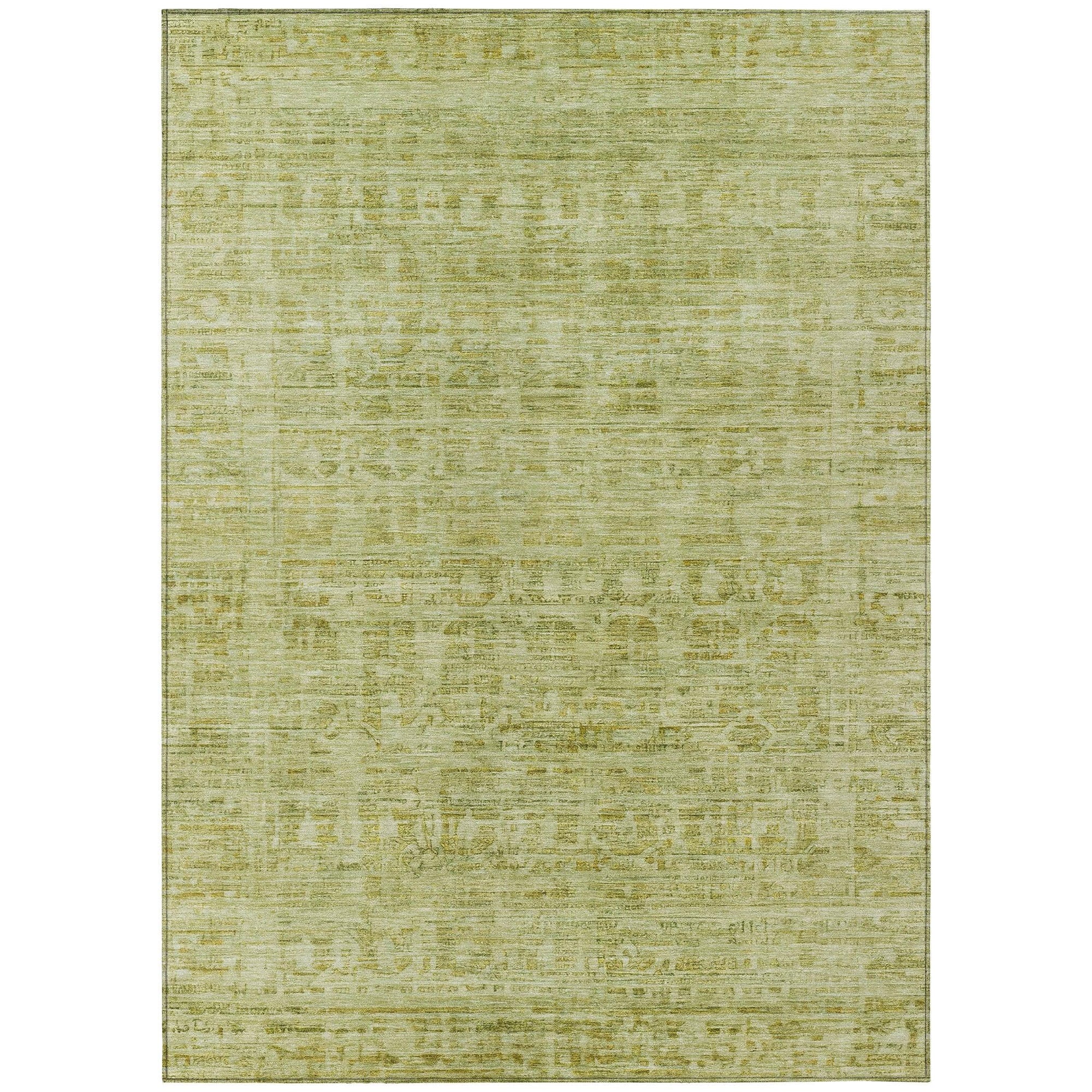 Addison Rugs Laeoril Green Washable Indoor-Outdoor Rug