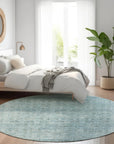 Addison Rugs Laeoril Blue Washable Indoor-Outdoor Rug