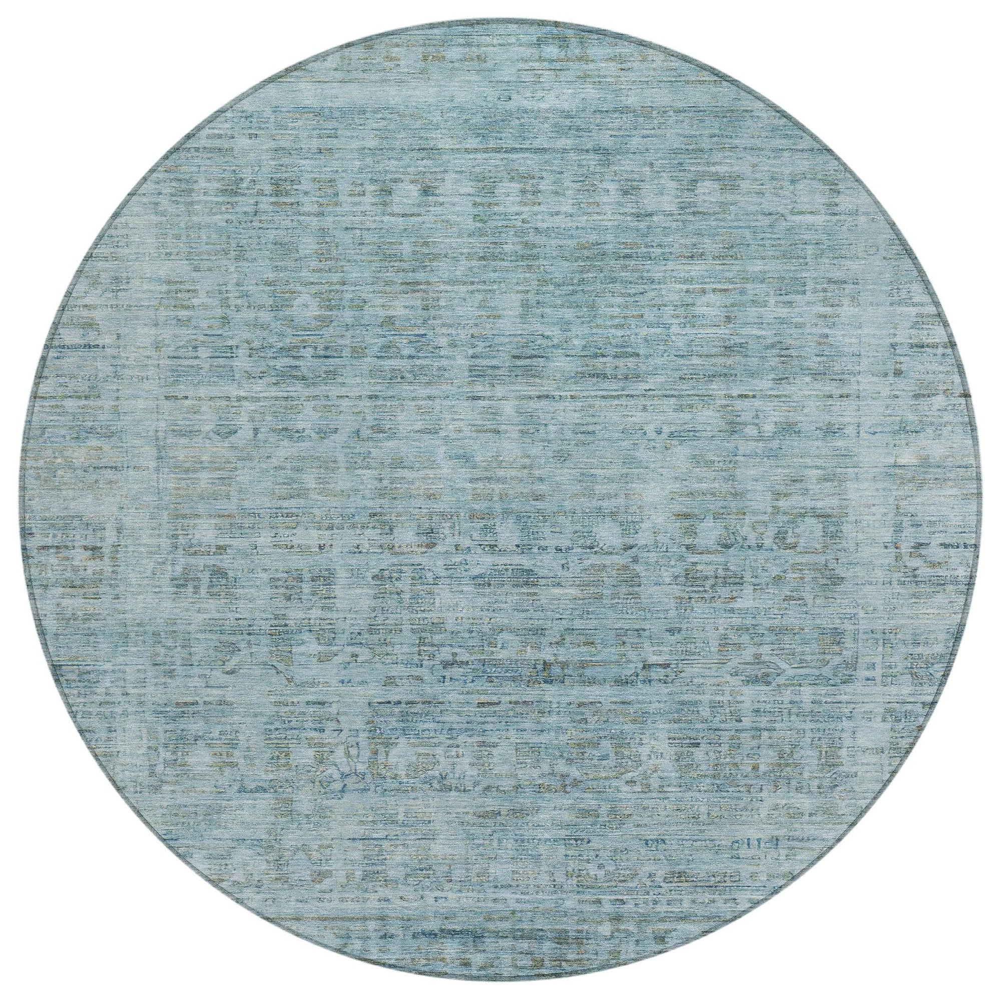 Addison Rugs Laeoril Blue Washable Indoor-Outdoor Rug
