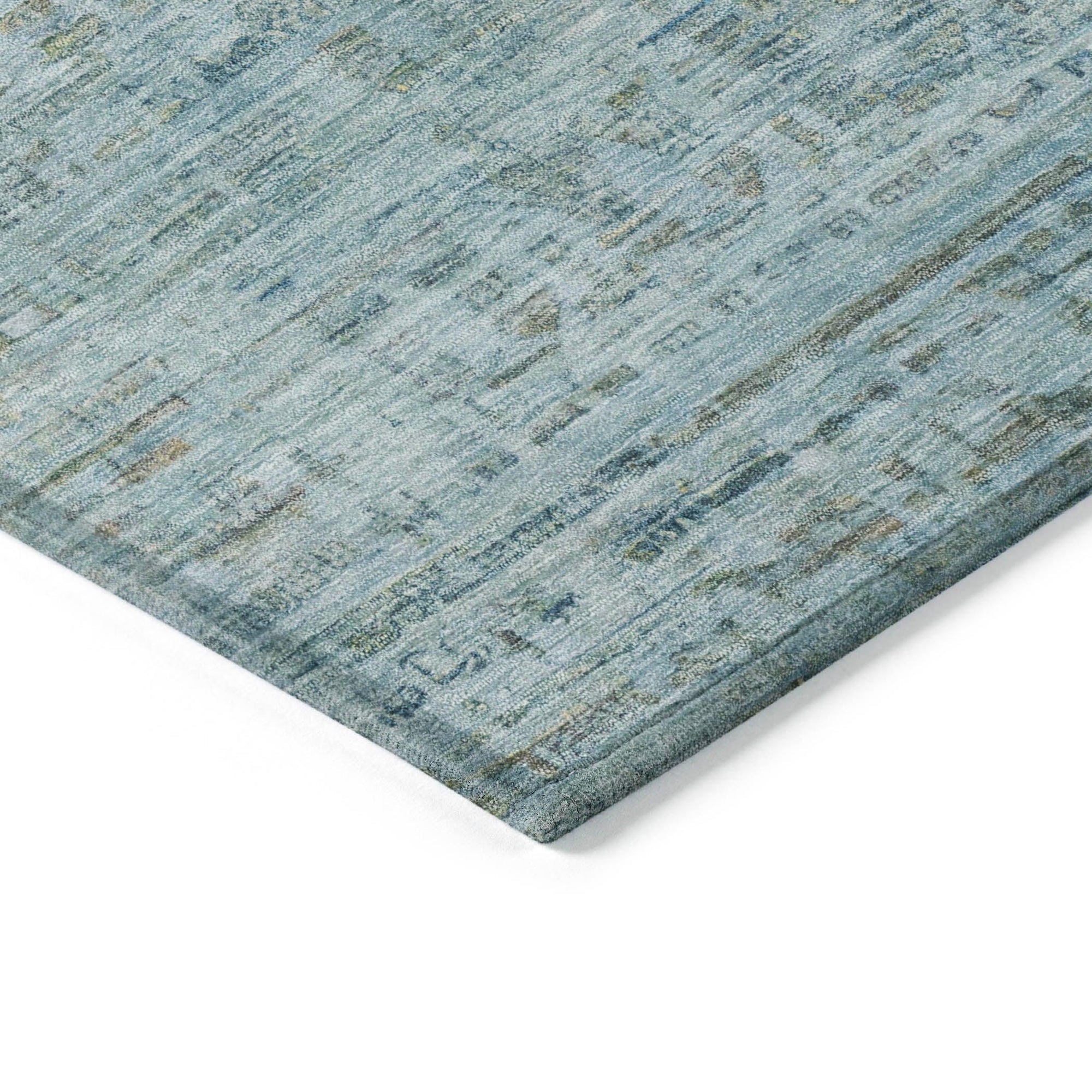 Addison Rugs Laeoril Blue Washable Indoor-Outdoor Rug