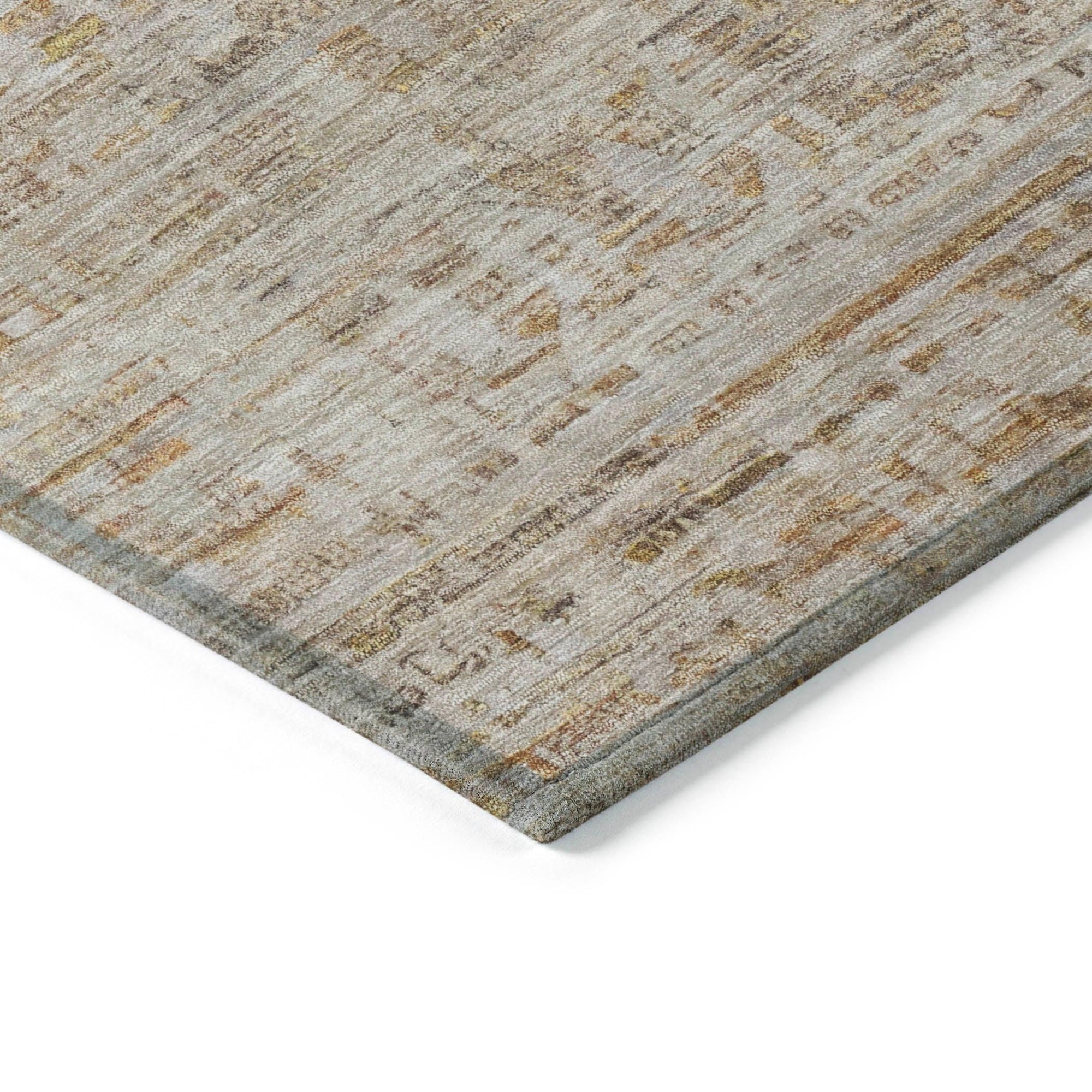 Addison Rugs Laeoril Brown Washable Indoor-Outdoor Rug