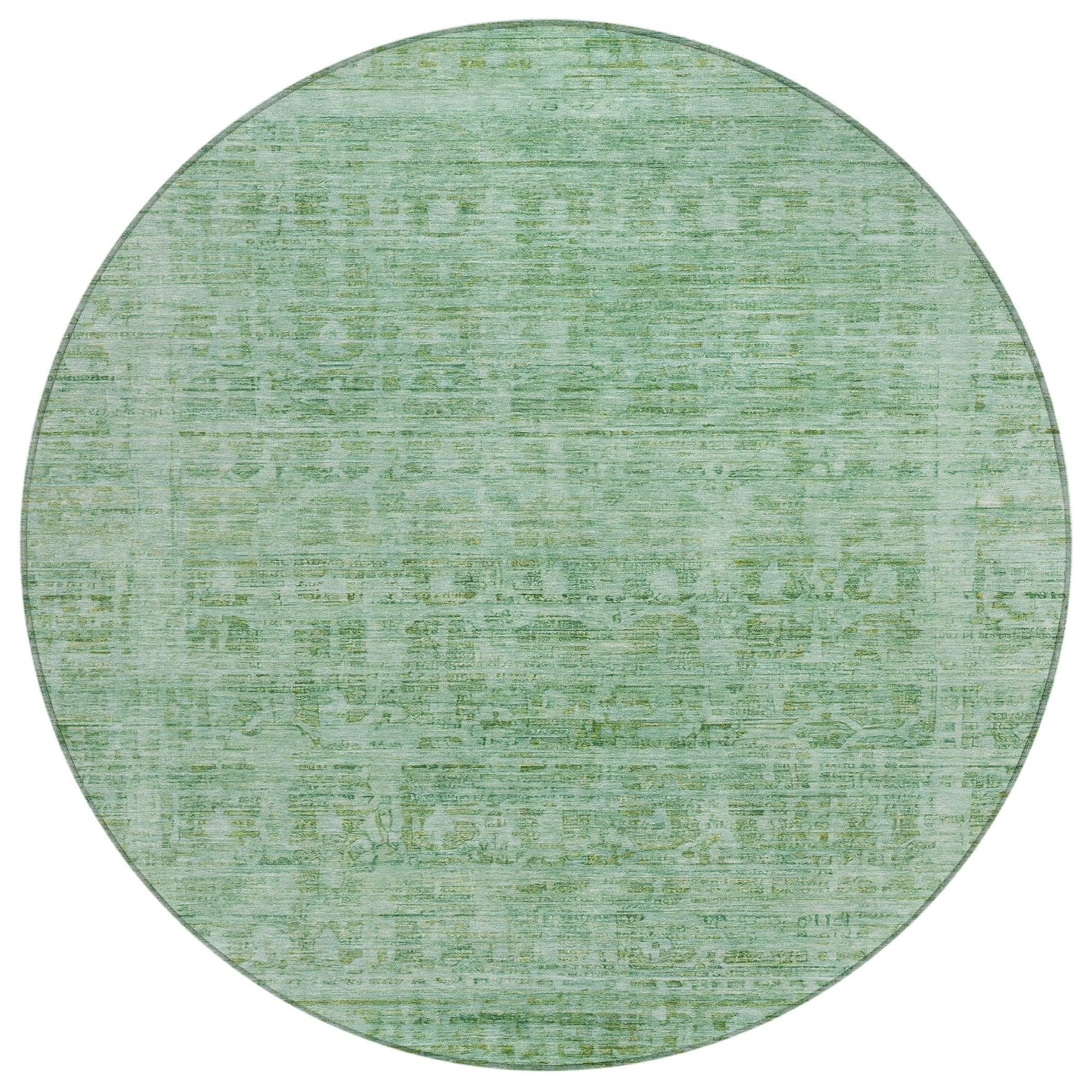 Addison Rugs Laeoril Teal Washable Indoor-Outdoor Rug