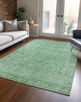 Addison Rugs Laeoril Teal Washable Indoor-Outdoor Rug