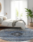 Addison Rugs Maeain Blue Washable Indoor-Outdoor Rug