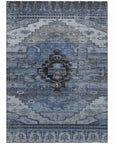 Addison Rugs Maeain Blue Washable Indoor-Outdoor Rug