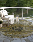 Addison Rugs Maeain Brown Washable Indoor-Outdoor Rug