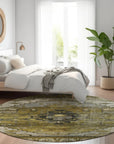 Addison Rugs Maeain Brown Washable Indoor-Outdoor Rug