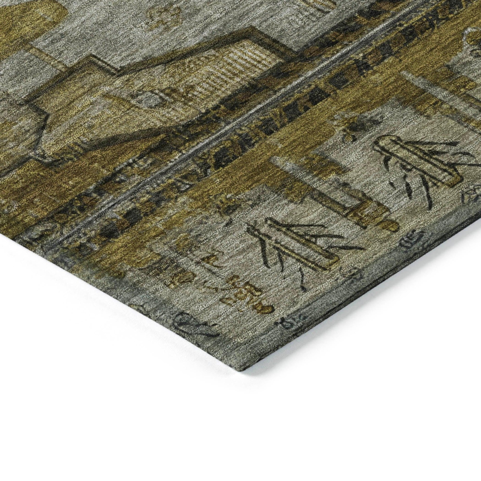 Addison Rugs Maeain Brown Washable Indoor-Outdoor Rug