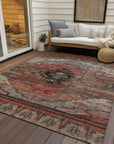 Addison Rugs Maeain Paprika Washable Indoor-Outdoor Rug