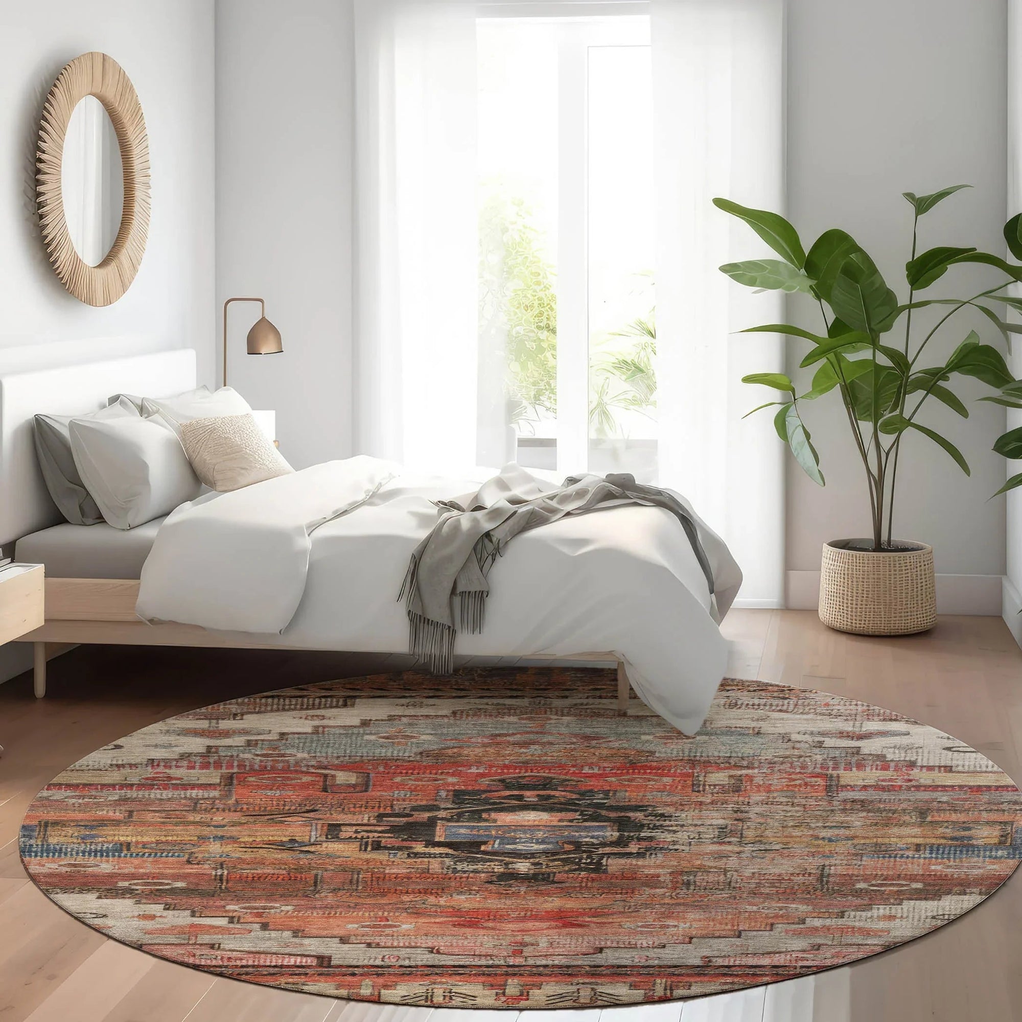 Addison Rugs Maeain Paprika Washable Indoor-Outdoor Rug