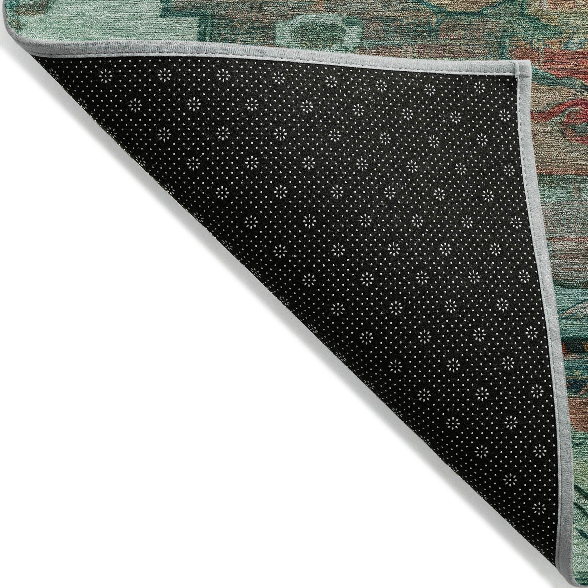 Addison Rugs Maeain Teal Washable Indoor-Outdoor Rug