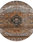 Addison Rugs Maeain Orange Washable Indoor-Outdoor Rug