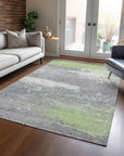 Addison Rugs Maeanor Green Washable Indoor-Outdoor Rug