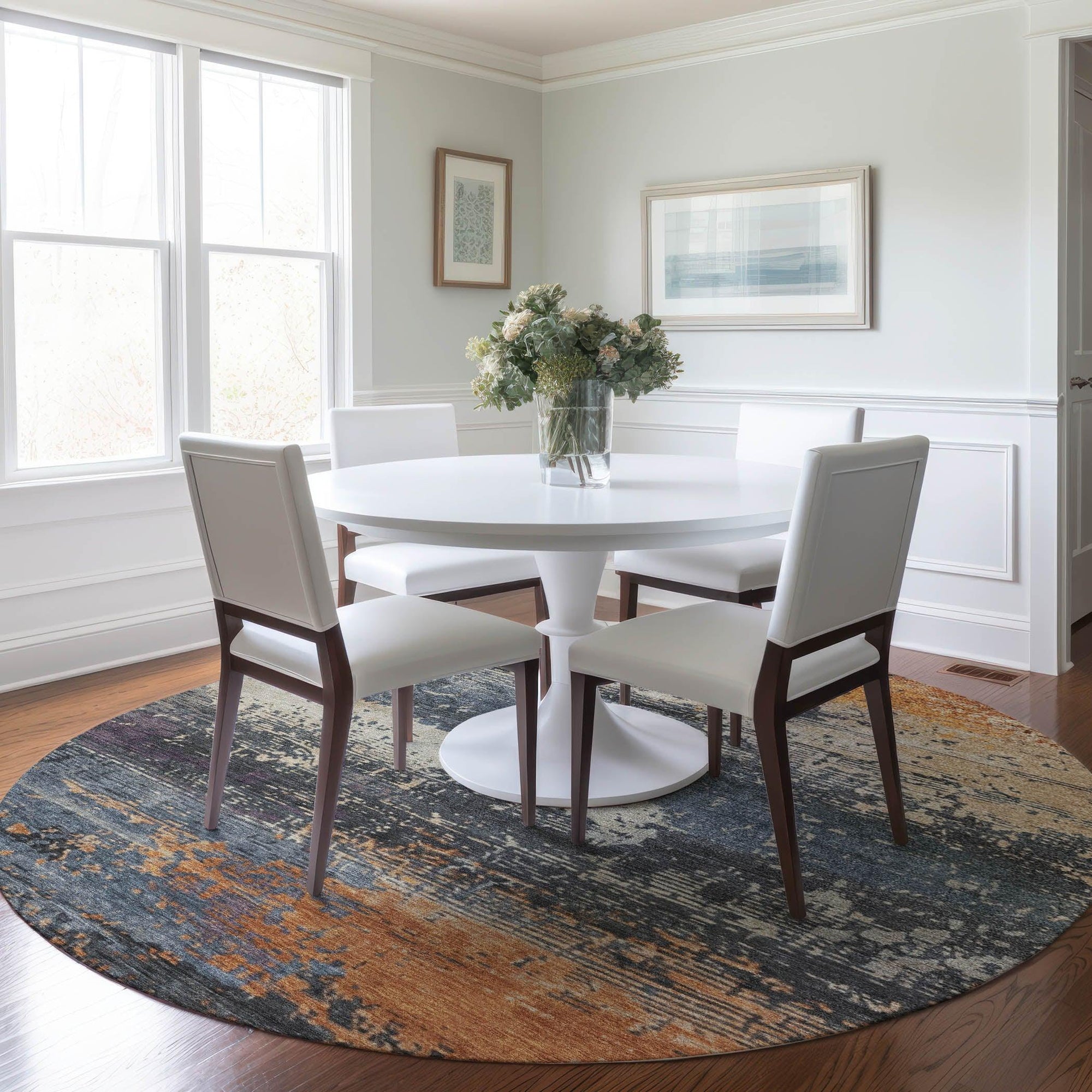 Addison Rugs Maeanor Blue Washable Indoor-Outdoor Rug
