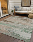 Addison Rugs Maeanor Brown Washable Indoor-Outdoor Rug