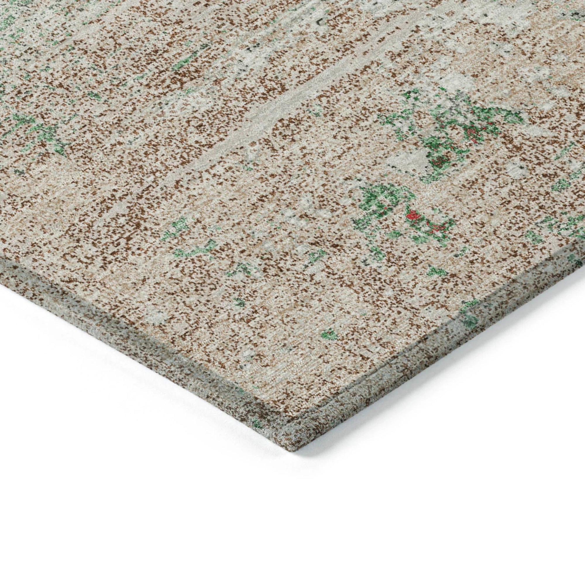 Addison Rugs Maeanor Brown Washable Indoor-Outdoor Rug