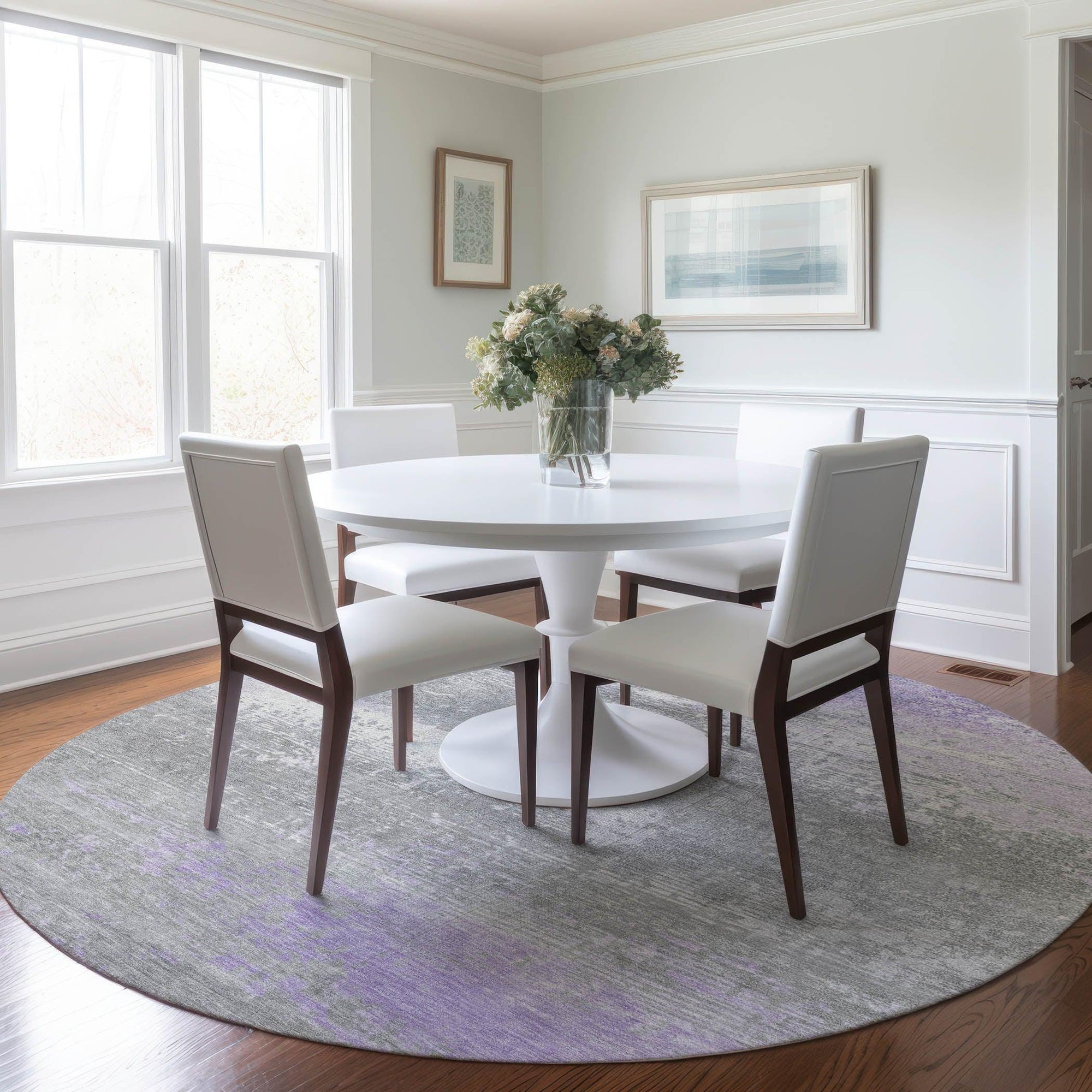 Addison Rugs Maeanor Purple Washable Indoor-Outdoor Rug