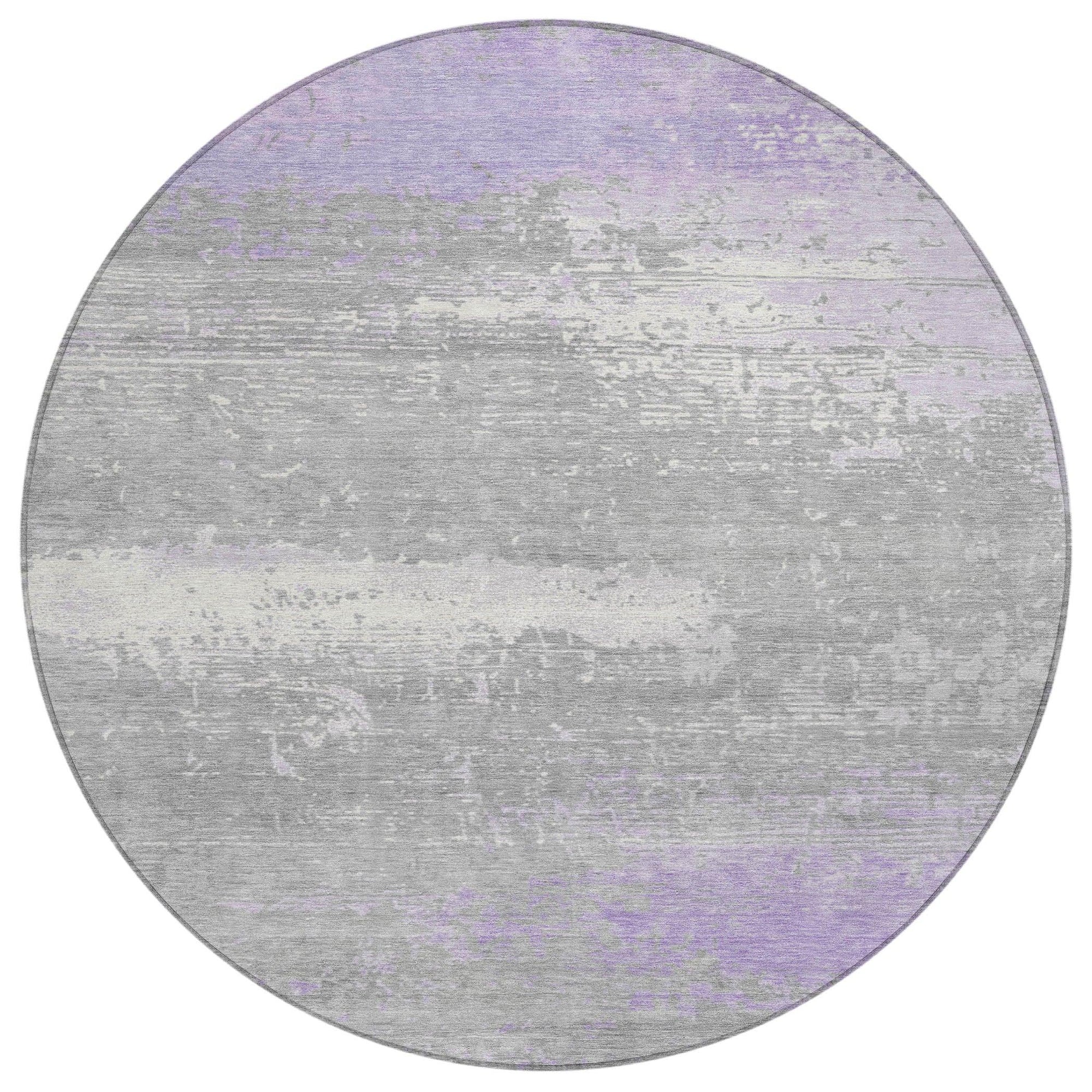 Addison Rugs Maeanor Purple Washable Indoor-Outdoor Rug