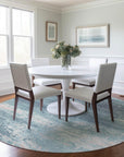 Addison Rugs Maeara Teal Washable Indoor-Outdoor Rug