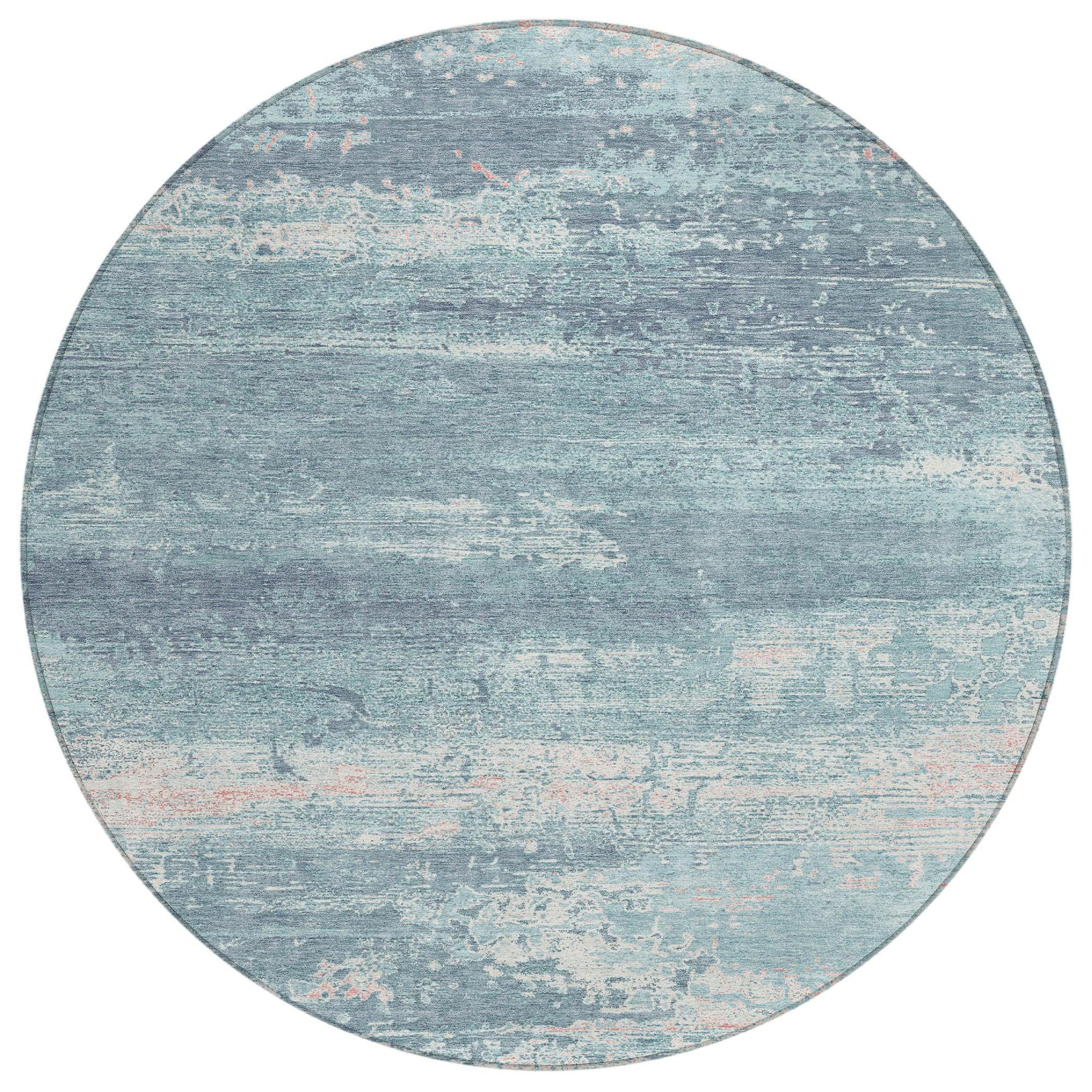 Addison Rugs Maeara Teal Washable Indoor-Outdoor Rug
