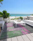 Addison Rugs Maearis Pink Washable Indoor-Outdoor Rug