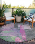 Addison Rugs Maearis Pink Washable Indoor-Outdoor Rug