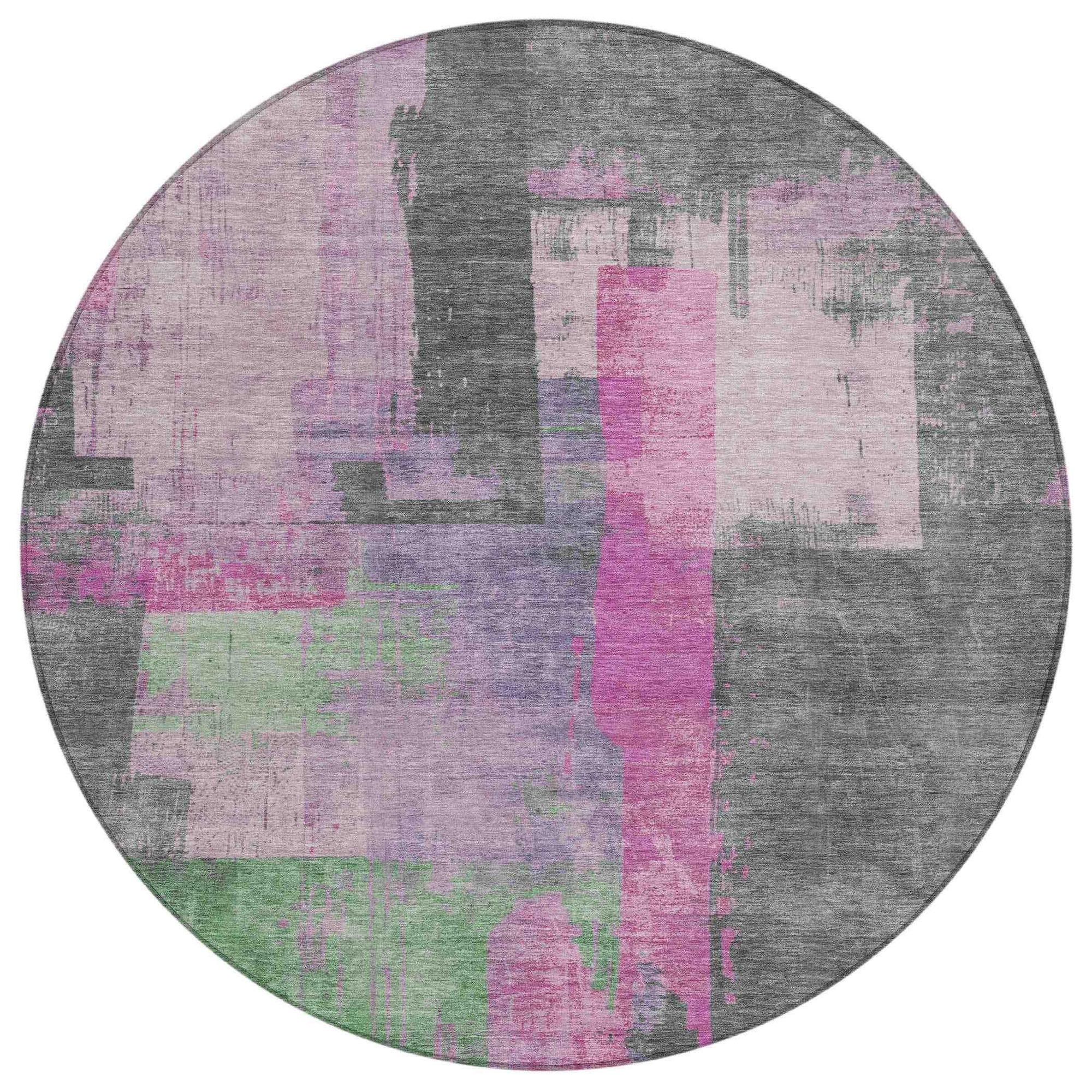 Addison Rugs Maearis Pink Washable Indoor-Outdoor Rug