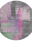 Addison Rugs Maearis Pink Washable Indoor-Outdoor Rug