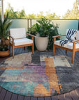 Addison Rugs Maearis Gray Washable Indoor-Outdoor Rug
