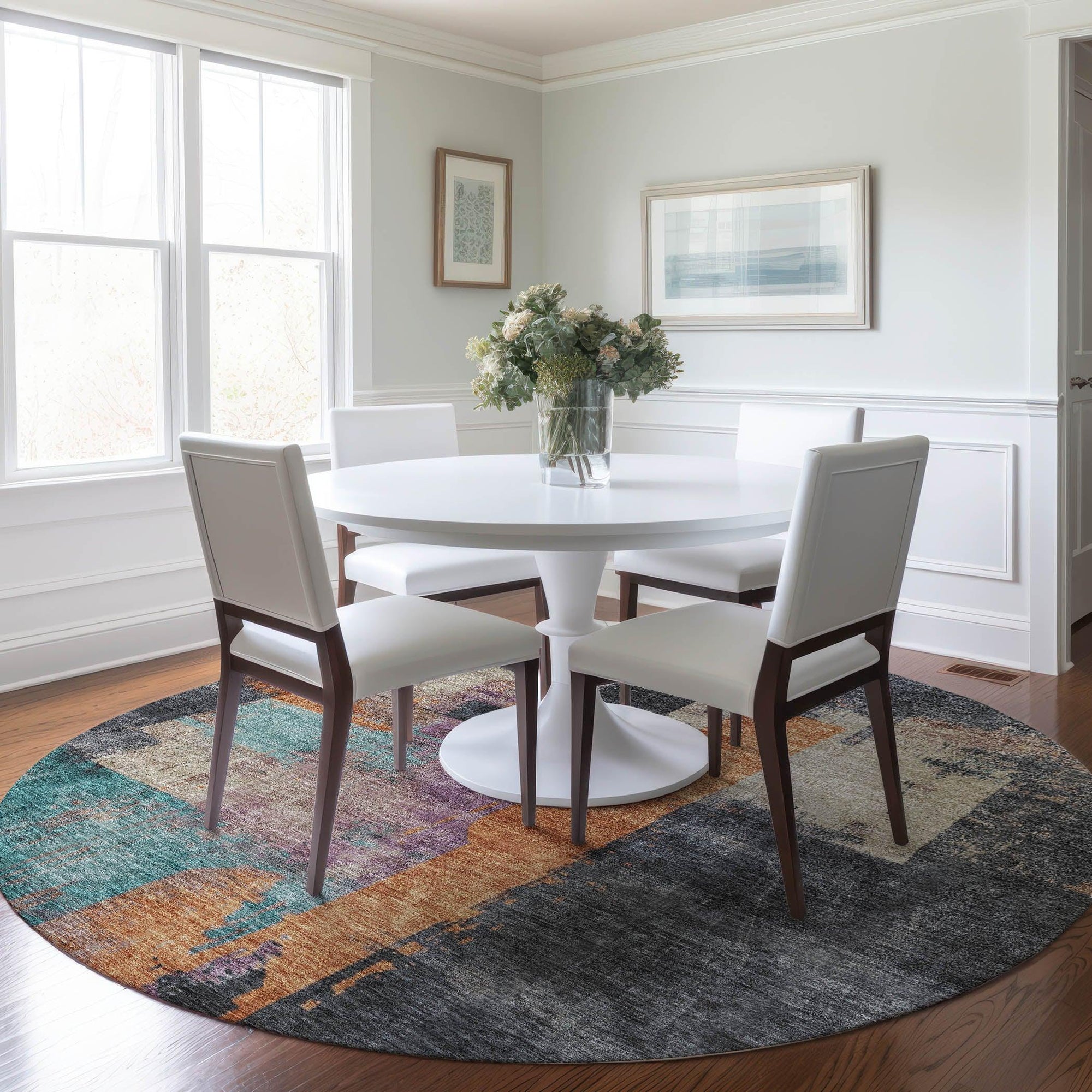 Addison Rugs Maearis Gray Washable Indoor-Outdoor Rug