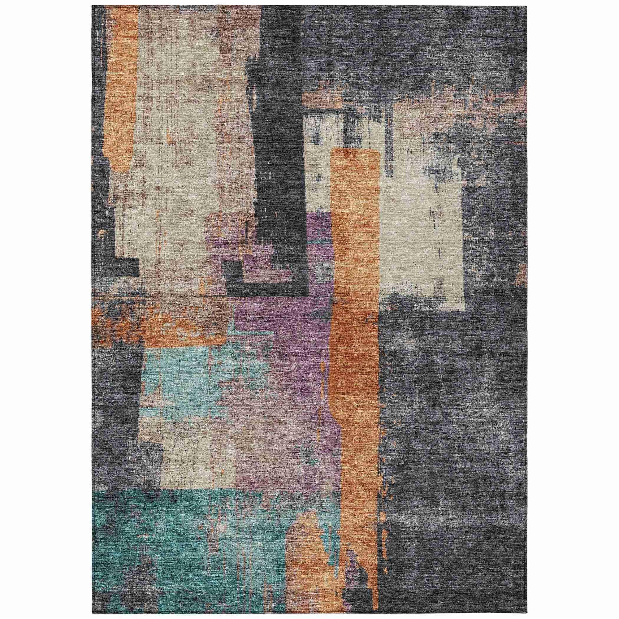 Addison Rugs Maearis Gray Washable Indoor-Outdoor Rug