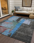 Addison Rugs Maearis Blue Washable Indoor-Outdoor Rug