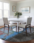 Addison Rugs Maearis Blue Washable Indoor-Outdoor Rug