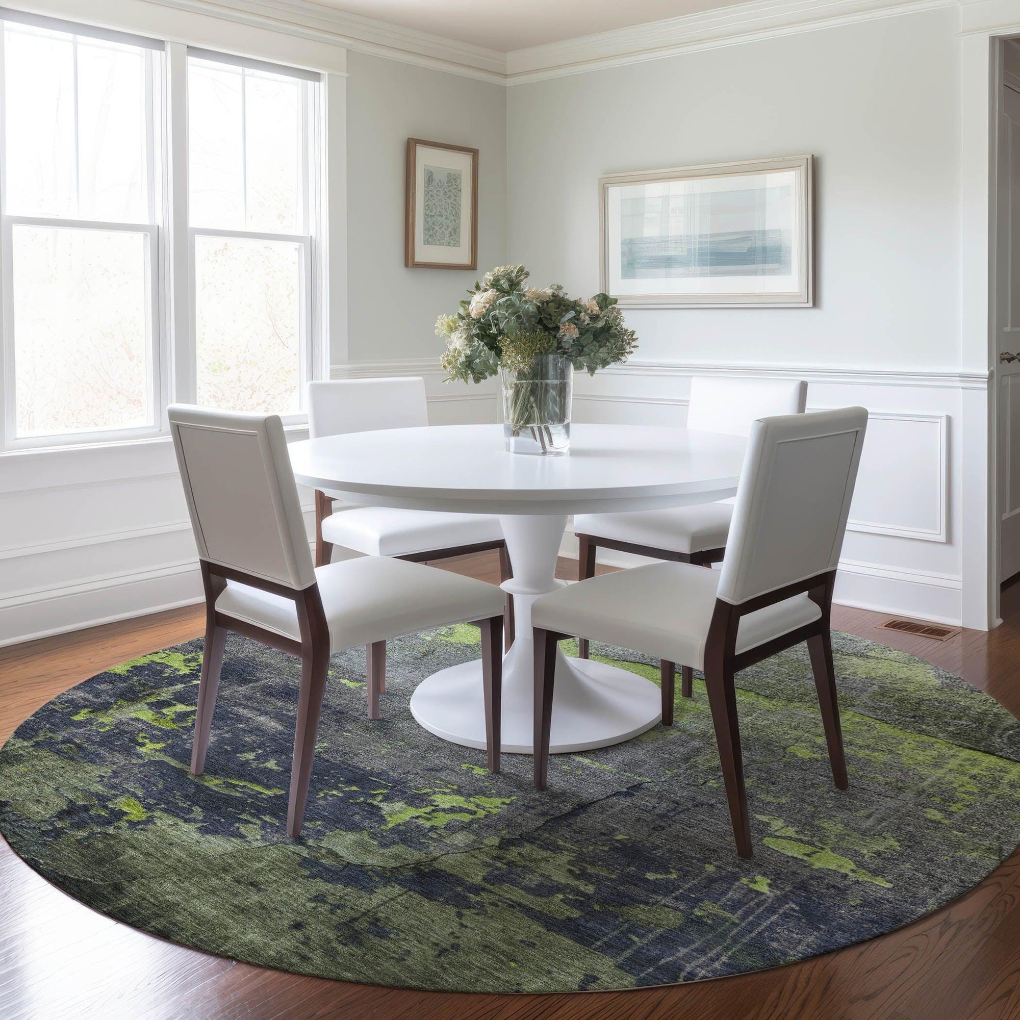 Addison Rugs Maeel Green Washable Indoor-Outdoor Rug