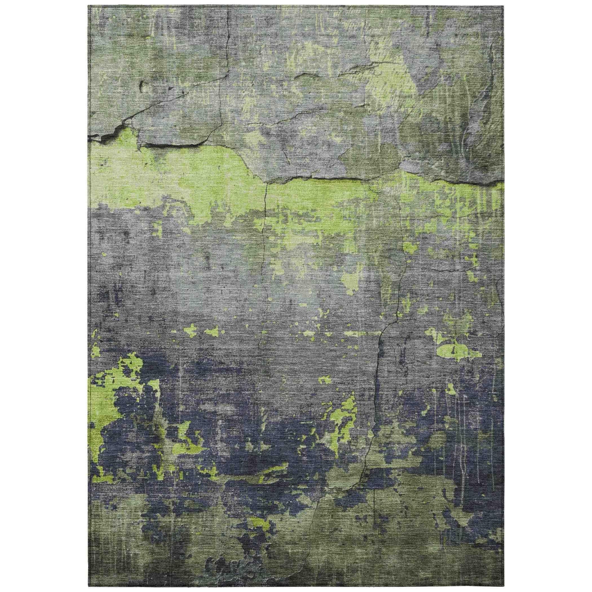 Addison Rugs Maeel Green Washable Indoor-Outdoor Rug