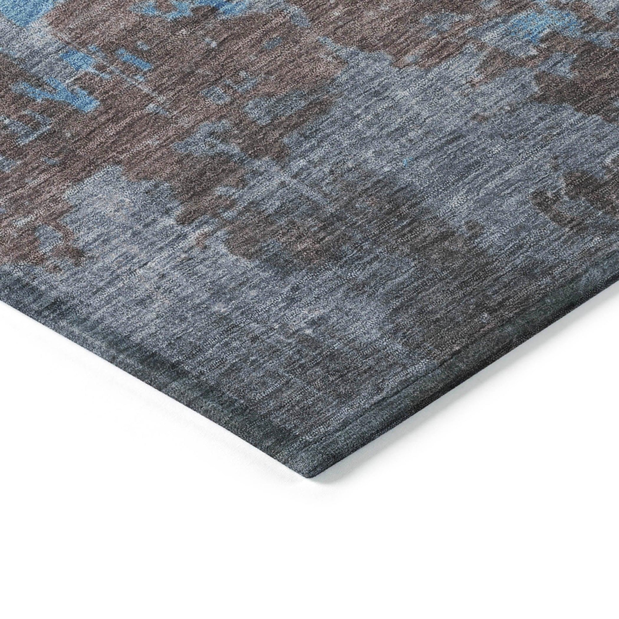 Addison Rugs Maeel Blue Washable Indoor-Outdoor Rug