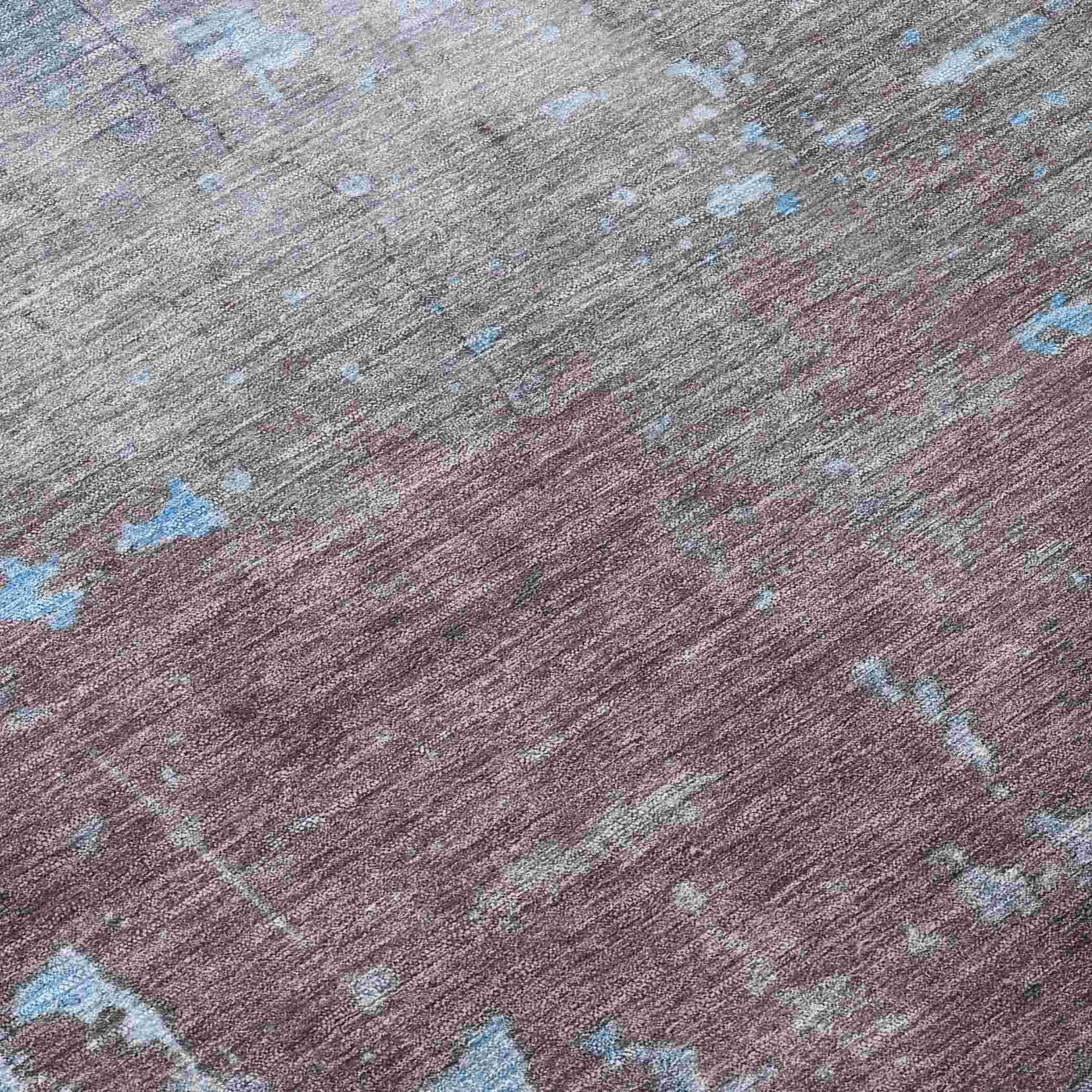 Addison Rugs Maeel Blue Washable Indoor-Outdoor Rug