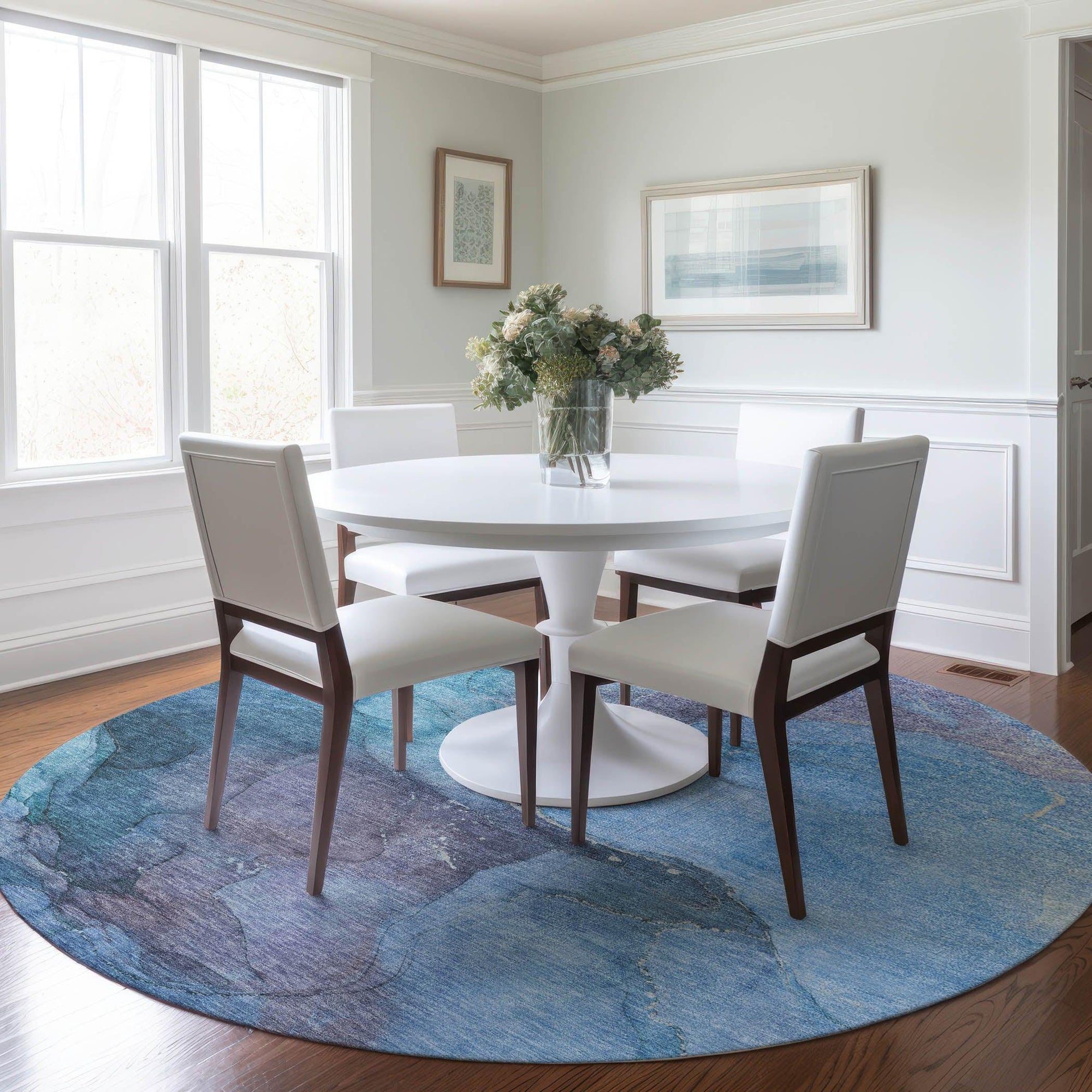 Addison Rugs Maeira Blue Washable Indoor-Outdoor Rug