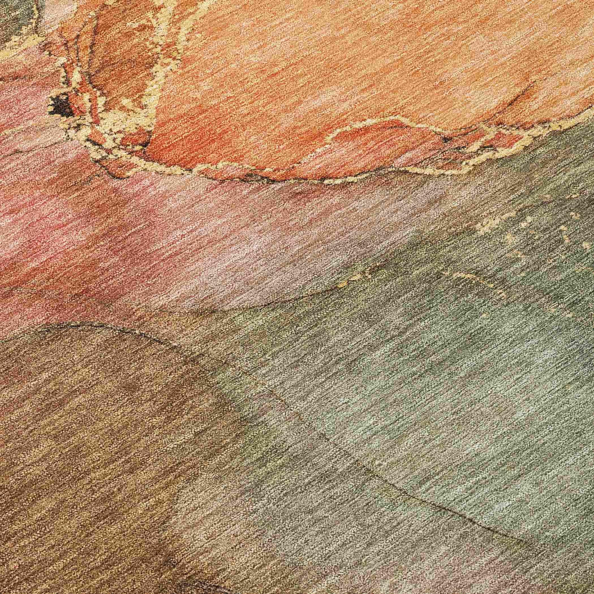 Addison Rugs Maeira Orange Washable Indoor-Outdoor Rug